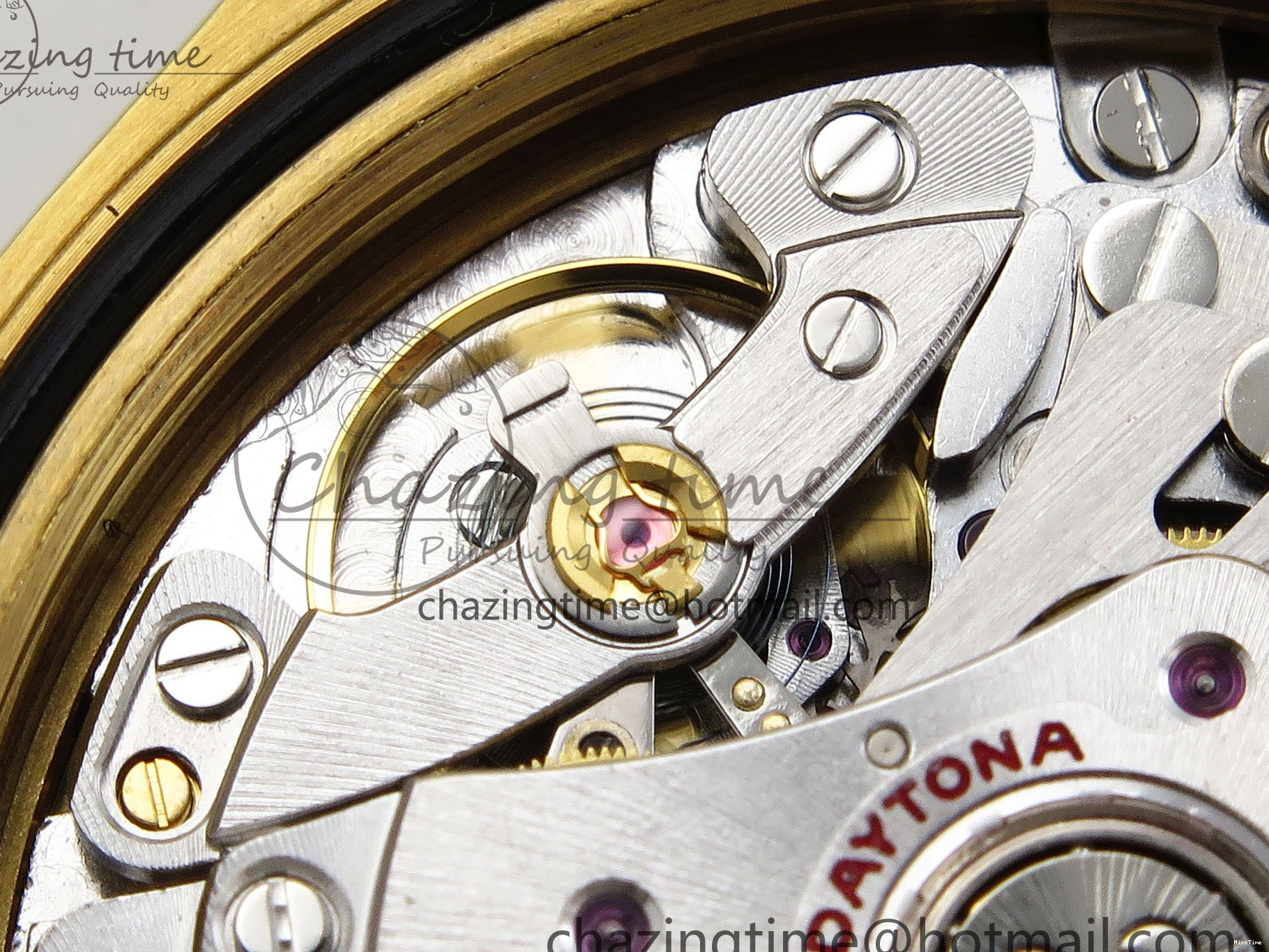 MiroTime 0104 ModernLook Daytona 116508 QF 1:1 Best Edition Green Dial on YG Bracelet SH4130 V3 (Gain Weight) 1724